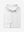 Folded view of white solid stretch cotton pique long sleeve polo shirt
