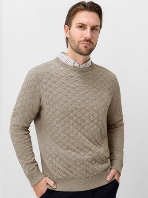 100% Cotton Knit Crew Neck Sweater