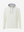 3D view of cream  soft stretchy hoodie with inner print hood