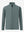 Water-resistant zip up golf jacket in dark dusty blue, clean 3D front view highlighting sleek design.
