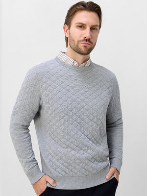 100% Cotton Knit Crew Neck Sweater