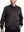 Men's Micro Suede Bomber Jacket With Jacquard Rib Trim