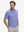 Front waist-up shot of model wearing pink purple flower performance quick dry print golf polos