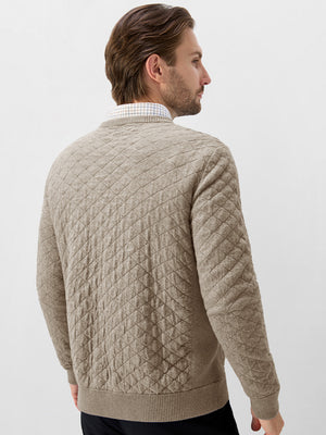 100% Cotton Knit Crew Neck Sweater