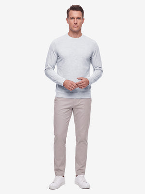 Micro-Fleece Lining Lightweight Heather Sweatshirt