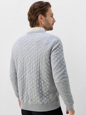 100% Cotton Knit Crew Neck Sweater