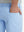 Back pocket with glove in Stretch Plain Everyday Pants, functional and relaxed – LIGHT BLUE