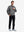 Men's Micro Suede Bomber Jacket With Jacquard Rib Trim