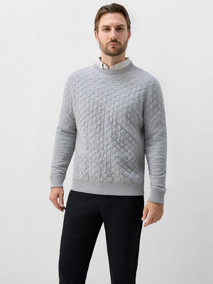 100% Cotton Knit Crew Neck Sweater