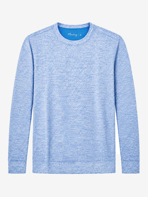 Micro-Fleece Lining Lightweight Heather Sweatshirt