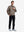 Men's Micro Suede Bomber Jacket With Jacquard Rib Trim