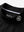 Collar detail close-up in black warm brushed mock neck golf t shirt
