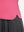 Detail view of hem on rose women's 5 buttons collared polo shirts