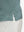 Detail view of hem on dark green oval premium ribbed collar print polo shirts
