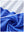 Close-up view of cobalt wave  full print quarter zip sleeveless vest pullover showing inner lining and outer fabric  details