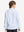 Back upper body shot of model wearing white golf youth print midlayer Q-zip pullover sweatshirt