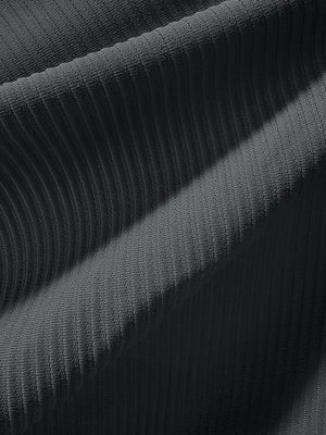 Nylon Blend Stripe Texture Golf Vest with 5 Pockets