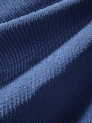 Nylon Blend Stripe Texture Golf Vest with 5 Pockets