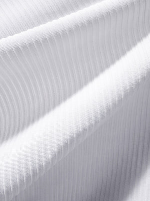 Nylon Blend Stripe Texture Golf Vest with 5 Pockets