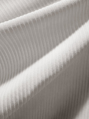 Nylon Blend Stripe Texture Golf Vest with 5 Pockets