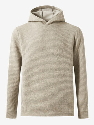 Texture Heather Cozy Hoodies Pullover