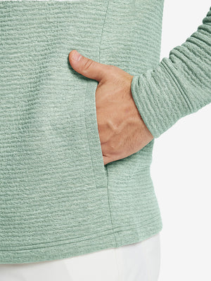 Texture Heather Cozy Hoodies Pullover
