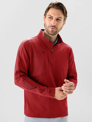Quick-Drying Quarter Zip with Chest Pocket